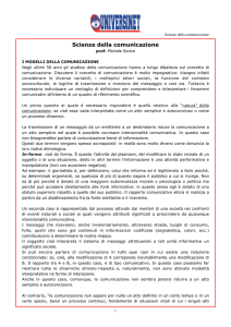 Scienze della comunicazione