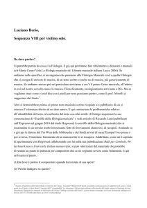 Luciano Berio, Sequenza VIII per violino solo.