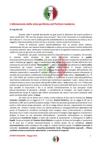 L`allenamento della vista periferica nel Portiere moderno