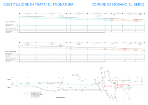sostituzione di tratti di fognatura comune di fiorano al