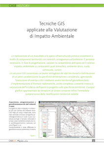 Tecniche GIS applicate alla Valutazione di Impatto Ambientale