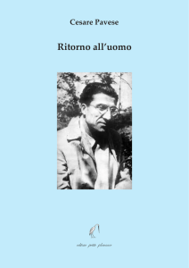 Ritorno all`uomo - Editrice Petite Plaisance