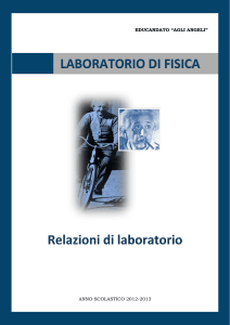 schema relazione di laboratorio