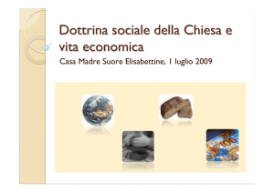Dottrina sociale della Chiesa e vita economica