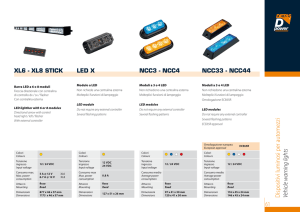 61 Dispositivi luminosi per automezzi Vehicle w arning lights
