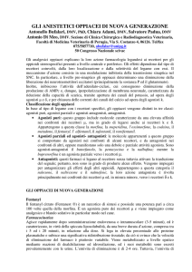 Farmaci oppioidi di nuova generazione