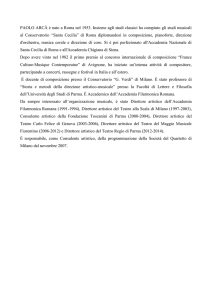 PAOLO ARCÀ è nato a Roma nel 1953. Insieme agli studi classici