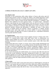 L`OPERA IN FRANCIA DA LULLY A BERLIOZ (1671