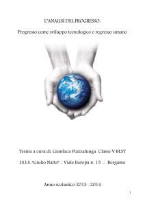 L`ANALISI DEL PROGRESSO