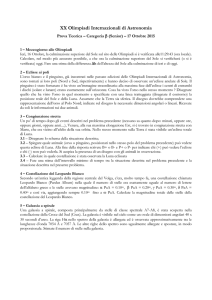 XX Olimpiadi Internazionali di Astronomia