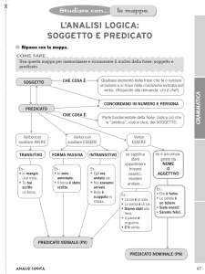 Analisi logica - Fondazione Centro Studi Campostrini