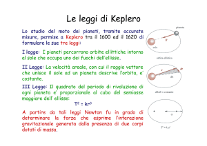 Leggi di Keplero, Gravitazione e Coulomb: Presentazione di Fisica