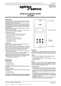 Unità di controllo livello LC2250