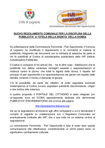 Volantino Pubblicità Commissione Femminile Pari Opportunit…