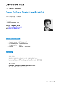 Scarica Curriculum Vitae