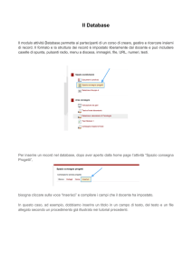 Il Database - e-learning unipd