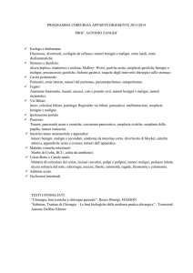 Chirurgia dell`apparato digerente