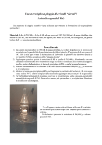 Una meravigliosa pioggia di cristalli “dorati”!