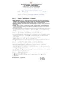 ISTITUTO STATALE DI ISTRUZIONE SUPERIORE