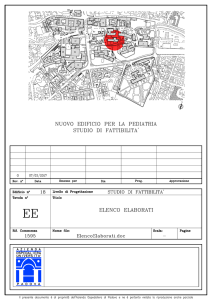Studio fattibilità Elenco Elaborati