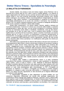 Morbo di Parkinson - DOTTOR MARCO TRUCCO