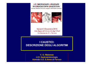 i caustici: descrizione degli algoritmi