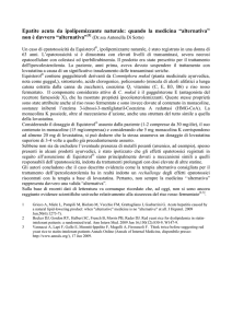 Epatite acuta da ipolipemizzante naturale