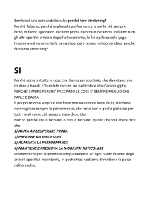 stretching - Giovane Ancona