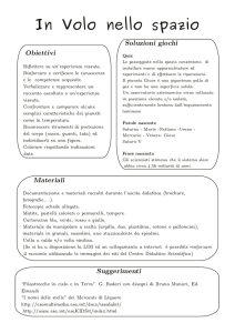 In Volo nello spazio - Centro Didattico Scientifico