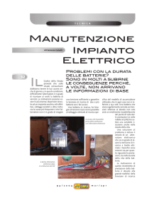 MANUTENziONE ImPiANTO ELETTRiCO