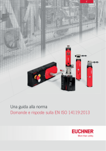 Una guida alla norma Domande e risposte sulla EN ISO 14119:2013