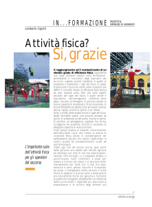 Attività fisica? - Vigili del Fuoco