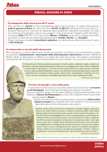 PERICLE, SIGNORE DI ATENE