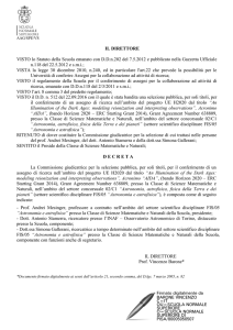 Unità Organizzativa - Scuola Normale Superiore