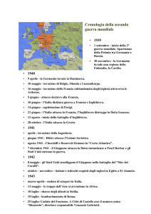 Cronologia della seconda guerra mondiale - Digilander