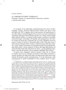 Giuseppe Toniolo, tra medievalismo, laburismo cattolico e riforma