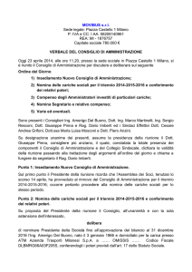 Atto di nomina CdA