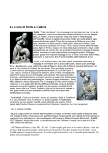 la storia di scilla e cariddi