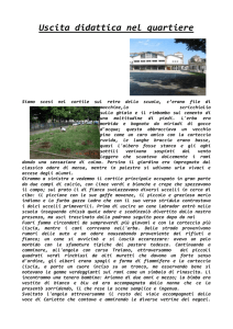 Uscita didattica nel quartiere