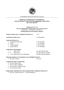 Allegato Prova 12 - ECONOMIA, ECONOMIA AZIENDALE