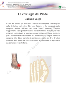 la chirurgia del piede