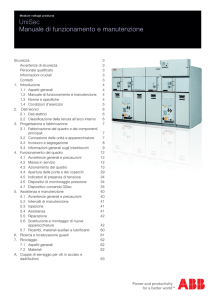 UniSec Manuale di funzionamento e manutenzione