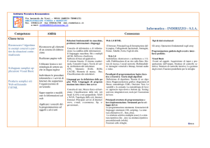 Informatica - INDIRIZZO : S.I.A.