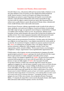 Relazione-intervista - Scuola Media Statale Umberto Nobile