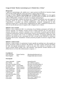 Rischio Anestesiologico per le Malattie Rare e Orfane