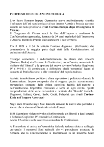 processo di unificazione tedesca - Progetto e