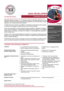 Programma corso Java Developer.pub