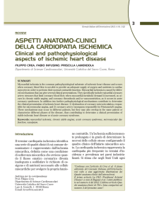 ASPETTI ANATOMO-CLINICI DELLA CARDIOPATIA ISCHEMICA