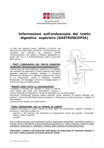 Preparazione gastroscopia