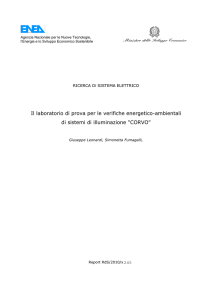 Il laboratorio di prova per le verifiche energetico-ambientali